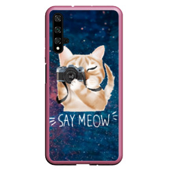 Чехол для Honor 20 Say Meow