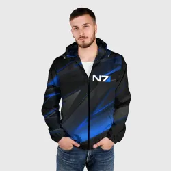 Мужская ветровка 3D Mass Effect N7 - фото 2