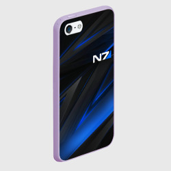 Чехол для iPhone 5/5S матовый Mass Effect N7 - фото 2