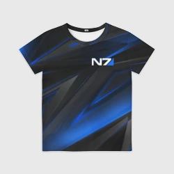 Детская футболка 3D Mass Effect N7