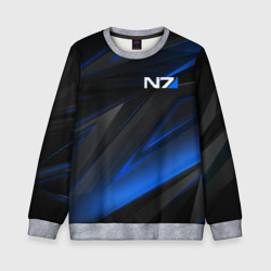 Детский свитшот 3D Mass Effect N7