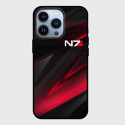 Чехол для iPhone 13 Pro Mass Effect N7 Масс эффект Н7