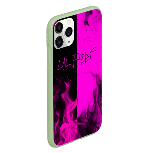 Чехол для iPhone 11 Pro матовый LIL PEEP, цвет салатовый - фото 3