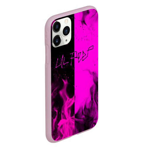 Чехол для iPhone 11 Pro матовый LIL PEEP, цвет розовый - фото 3