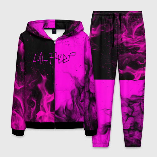 Мужской костюм 3D LIL PEEP Фото 01 Мужской костюм 3D LIL PEEP Фото 01
