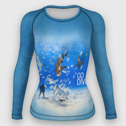 Женский рашгард 3D Go Dive