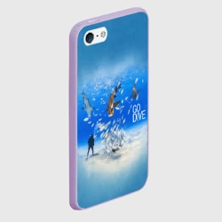 Чехол для iPhone 5/5S матовый Go Dive - фото 2