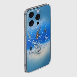 Чехол для iPhone 15 Pro Max силиконовый с защитой камеры Go Dive - фото 2