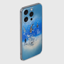 Чехол для iPhone 15 Pro силиконовый с защитой камеры Go Dive - фото 2