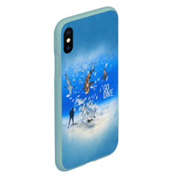 Чехол для iPhone XS Max матовый Go Dive - фото 2