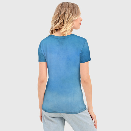 Женская футболка 3D Slim Go Dive, цвет 3D печать - фото 4