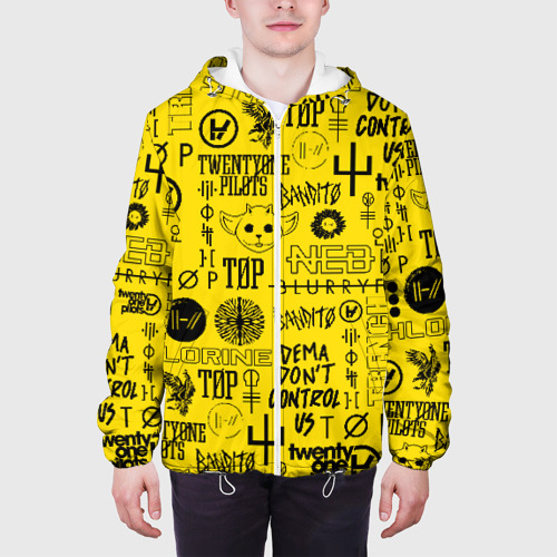 Мужская куртка 3D Twenty One pilots, цвет 3D печать - фото 4