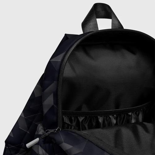 Детский рюкзак 3D с принтом Черный строгий стиль, фото #4