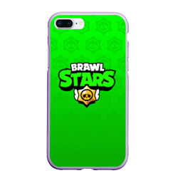 Чехол для iPhone 7Plus/8 Plus матовый Brawl Stars Leon капюшон