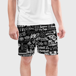 Мужские шорты спортивные Лого рокерских групп - фото 2