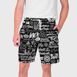Мужские шорты 3D Лого рокерских групп