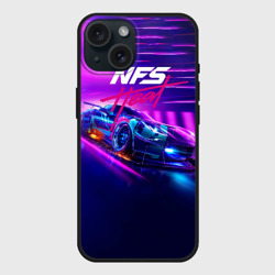 Чехол силиконовый для Apple iPhone 15 матовый Heat