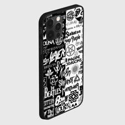 Чехол для iPhone 12 Pro Max Логотипы рок групп - фото 2