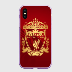 Чехол для iPhone XS Max матовый Ливерпуль