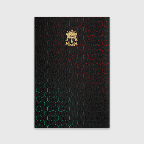 Обложка для паспорта матовая кожа Ливерпуль, цвет черный - фото 2