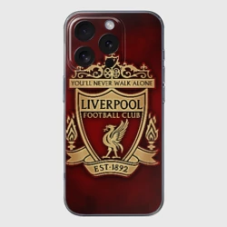 Чехол для iPhone 16 Pro Max силиконовый с защитой камеры Ливерпуль