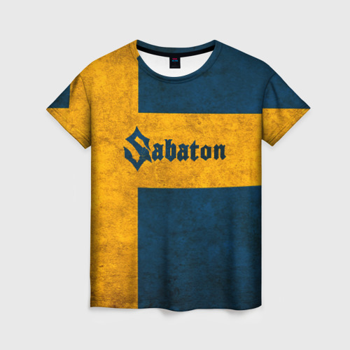 Женская футболка 3D Sabaton, цвет 3D печать