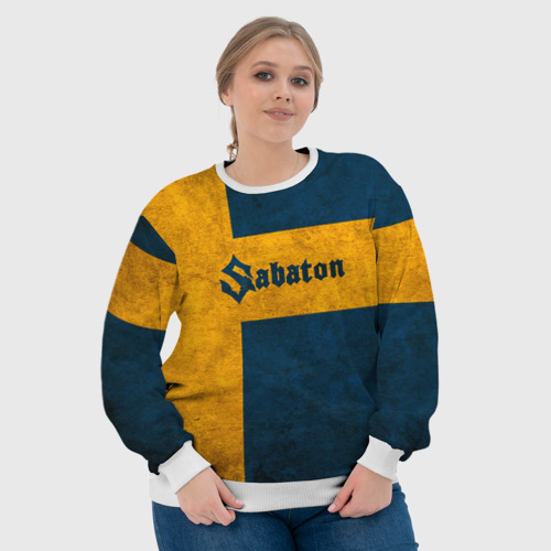 Женский свитшот 3D Sabaton, цвет 3D печать - фото 6