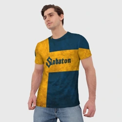 Мужская футболка 3D Sabaton - фото 2