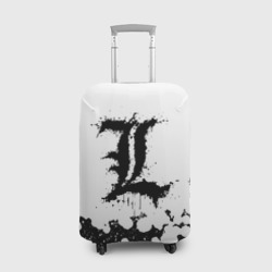 Чехол для чемодана 3D L letter snow