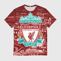Мужская футболка 3D Ливерпуль