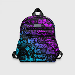 Детский рюкзак 3D Логотипы рок групп