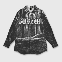 Мужская рубашка oversize 3D Burzum