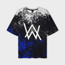 Мужская футболка oversize 3D Alan Walker