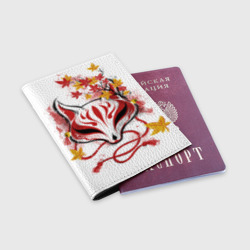 Обложка для паспорта матовая кожа Берсерк Синий Экзорцист - фото 2