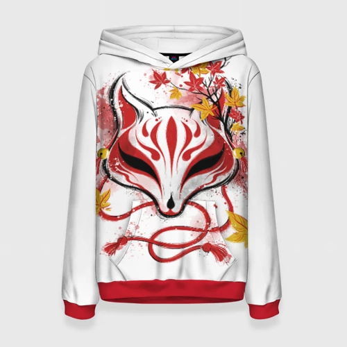 Женская толстовка 3D с принтом Берсерк Синий Экзорцист, вид спереди #2