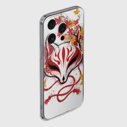 Чехол для iPhone 15 Pro Max силиконовый с защитой камеры Берсерк Синий Экзорцист - фото 2