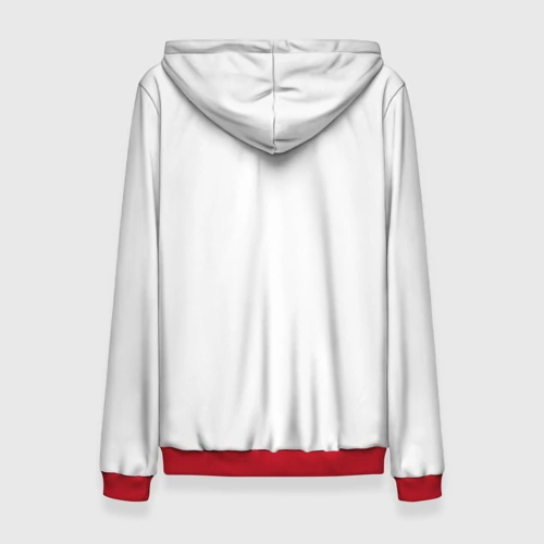 Женская толстовка 3D с принтом Берсерк Синий Экзорцист, вид сзади #1