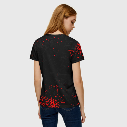 Женская футболка 3D с принтом SABATON, вид сзади #2