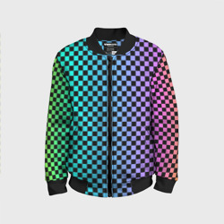 Детский бомбер 3D Checkerboard Color