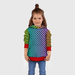 Детская толстовка 3D Checkerboard Color - фото 2