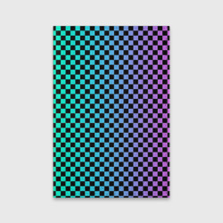 Обложка для паспорта матовая кожа Checkerboard Color