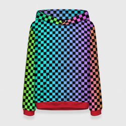 Женская толстовка 3D Checkerboard Color