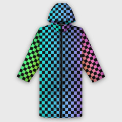 Женский дождевик 3D Checkerboard Color