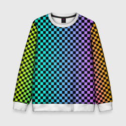 Детский свитшот 3D Checkerboard Color