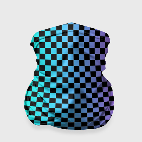 Бандана-труба 3D Checkerboard Color, цвет 3D печать