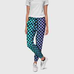 Женские брюки 3D Checkerboard Color - фото 2