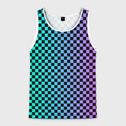 Мужская майка 3D Checkerboard Color