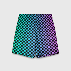 Детские спортивные шорты 3D Checkerboard Color