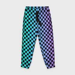 Детские брюки 3D Checkerboard Color