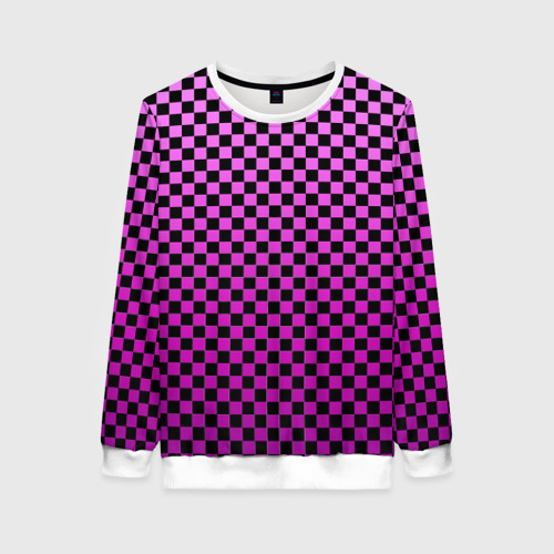 Женский свитшот 3D Checkerboard Color , цвет 3D печать